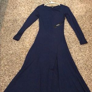 Lulus Maxi dress dark blue